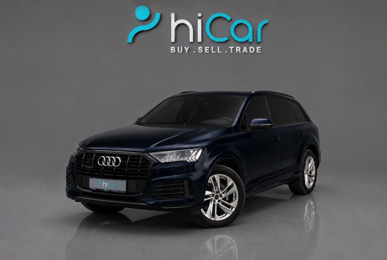 أودي Q7 45 TFSI AED 3,161 P.M • 0% Downpayment •  Audi Q7 45 TFSI Quattro • 1 Year Warranty