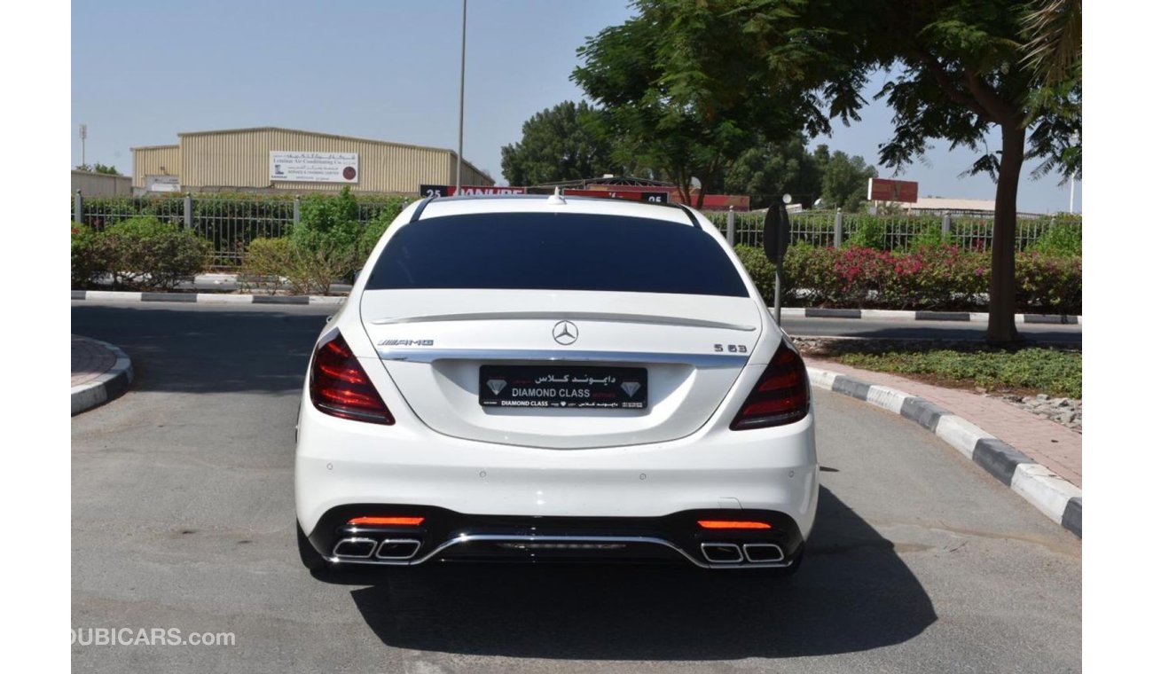 مرسيدس بنز S 63 AMG خليجية ضمان لمدة سنة كاملة الموصفات