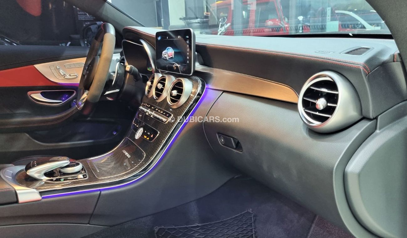 Mercedes-Benz C 63 Coupe MERCEDES C63S GCC 2019 FULL SERVICE HISTORY FROM GARGASH UNDER WARRANTY TILL 2024 FOR 349K AED