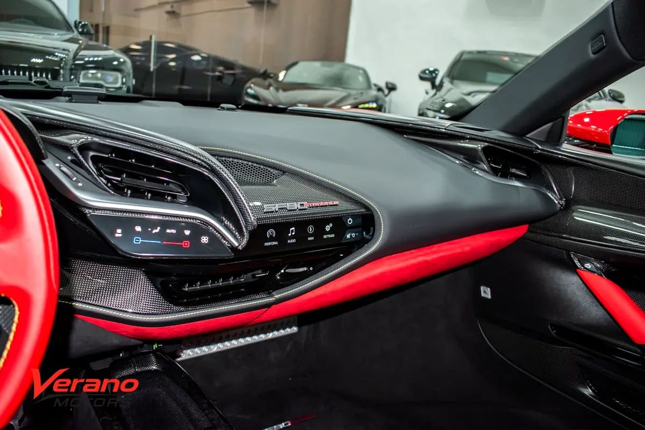 فيراري SF90 ستراديل SF90 Assetto Fiorano | Extended Carbon Spec | Al Tayer Service And Warranty | Full Spec