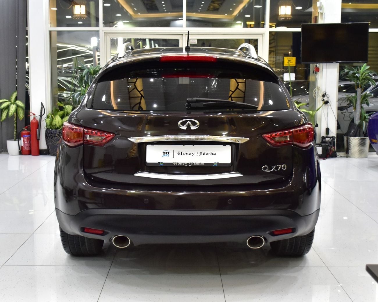 إنفينيتي QX70 EXCELLENCE EXCELLENT DEAL for our Infiniti QX70 ( 2016 Model ) in Brown Color GCC Specs