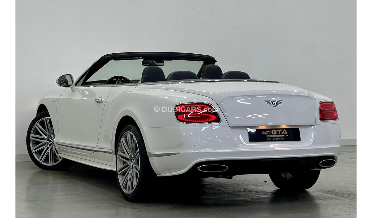 بنتلي كونتيننتال جي تي سي 2015 Bentley Continental GTC Speed V12, Service History, Warranty, GCC