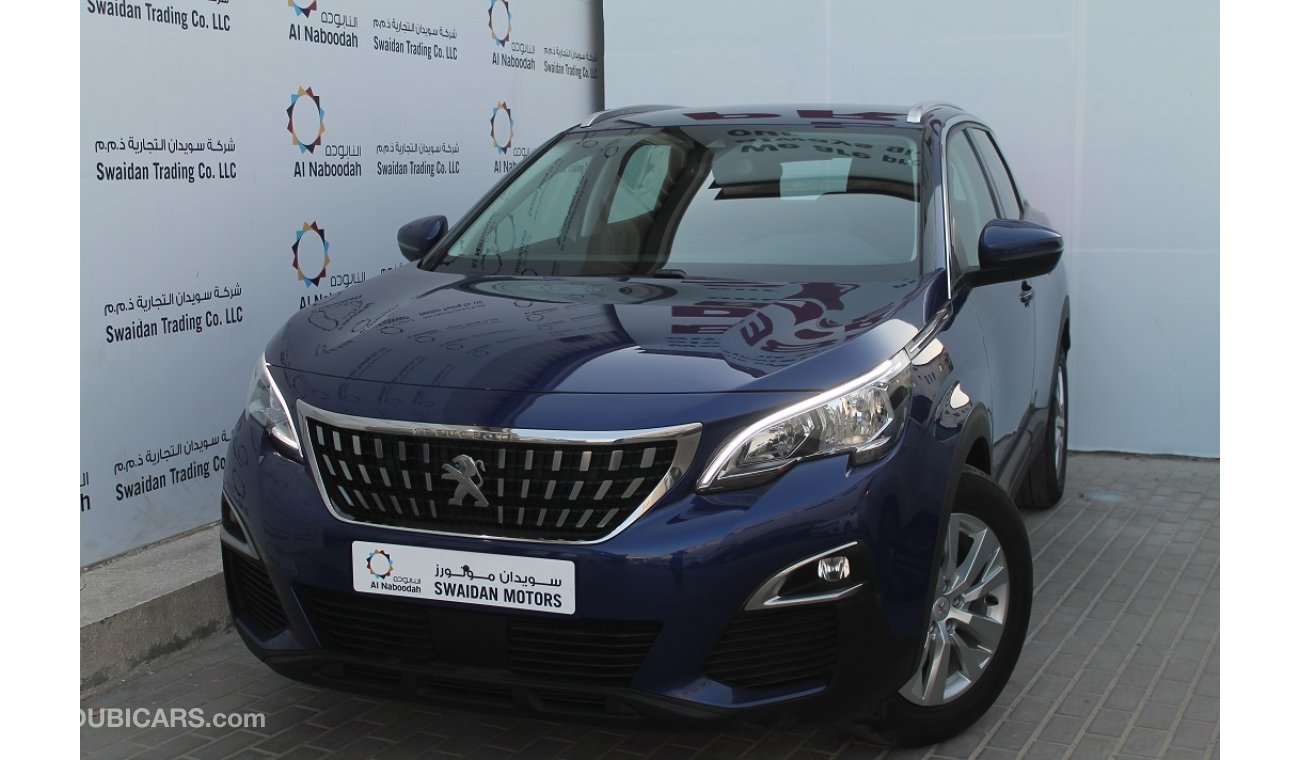 Peugeot 3008 1.6L ACTIVE 2018 TURBO GCC DEALER WARRANTY TILL 2022 / 100000 KM