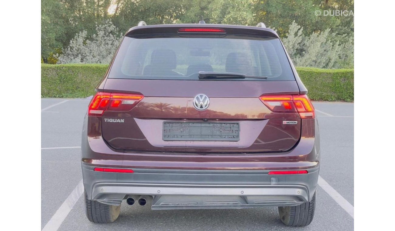 Volkswagen Tiguan 2018 GCC model, 4-cylinder, automatic transmission, except for 100,000 km