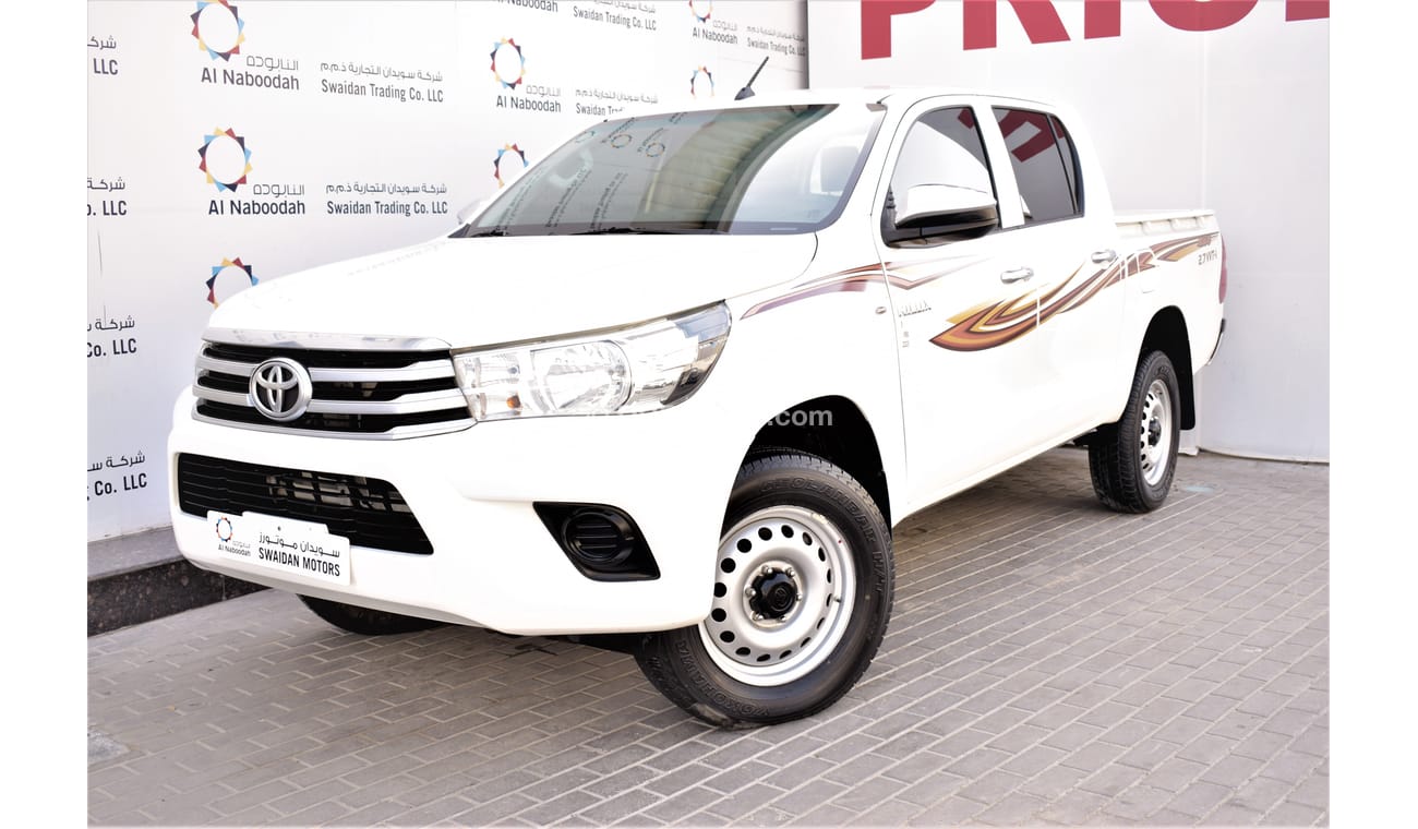 Toyota Hilux 2.7L GL AT 4WD DOUBLE CABIN PICKUP 2018 GCC