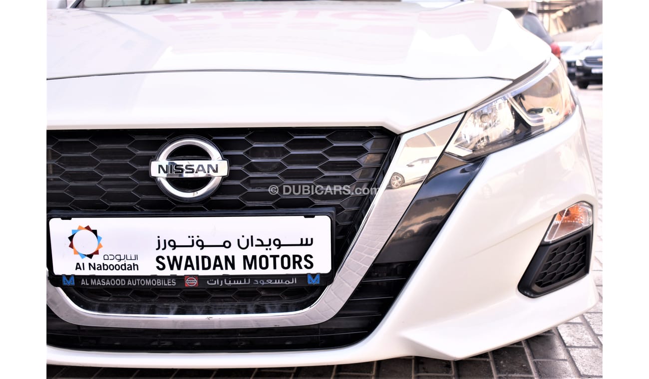 Nissan Altima AED 1039 PM 2.5L S 2020 GCC DEALER WARRANTY