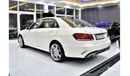 Mercedes-Benz E 400 EXCELLENT DEAL for our Mercedes Benz E400 ( 2015 Model ) in White Color GCC Specs