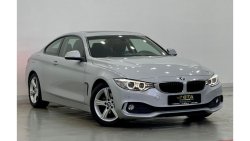 BMW 420i 2015 BMW 420 Coupe, Full BMW Service History, GCC, Low Kms