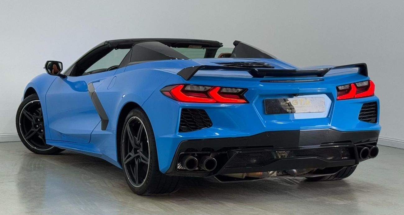 شيفروليه كورفت 3LT 6.2L (490 HP) Convertible 2021 Chevrolet Corvette Stingray Z51 3LT, Warranty, 2027 Chevrolet Ser