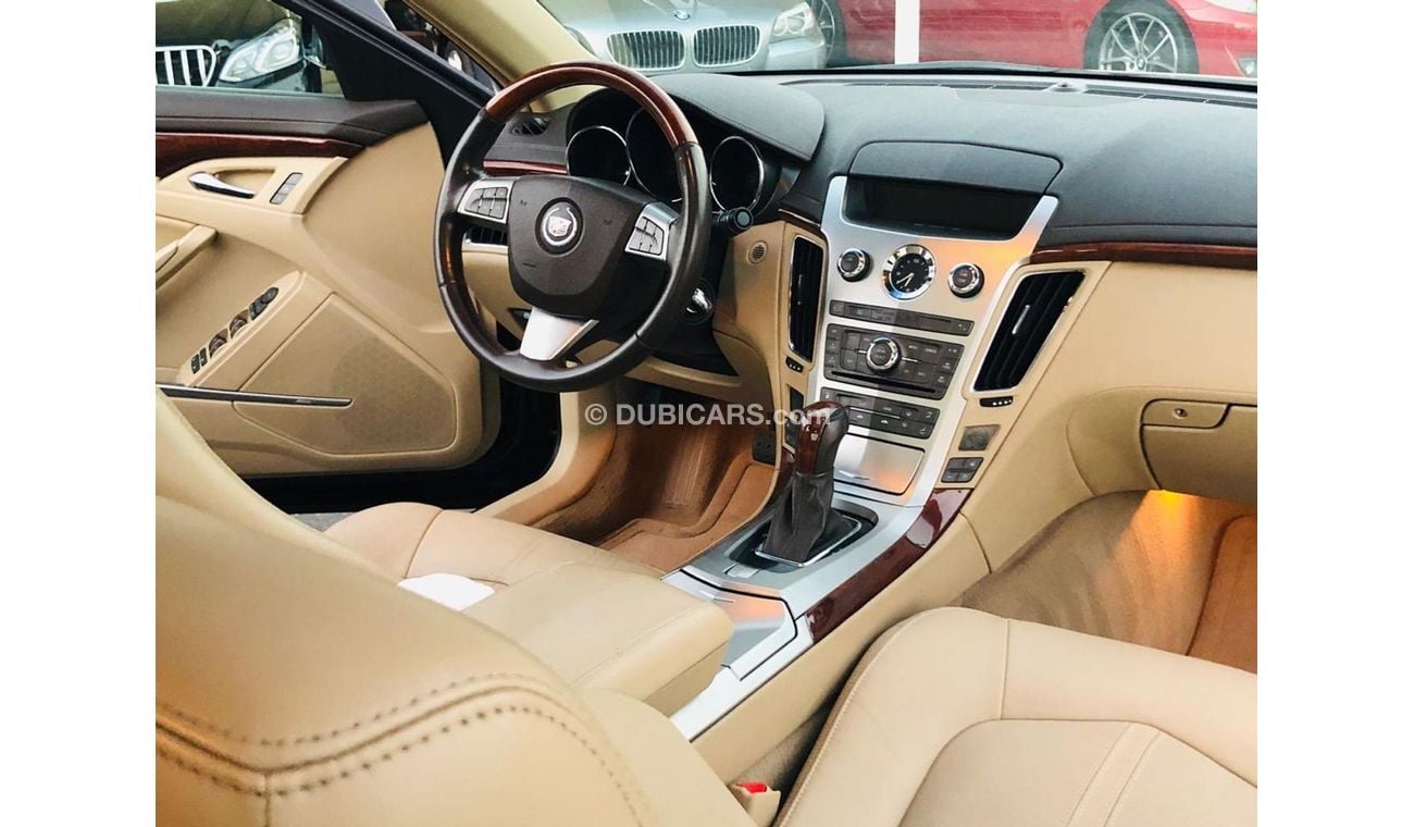 كاديلاك CTS موديل 2010 خليجي حاله ممتازه من الداخل والخارج فل مواصفات كراسي جلد وتبريد وتسخين في الكراسي ومثبت س