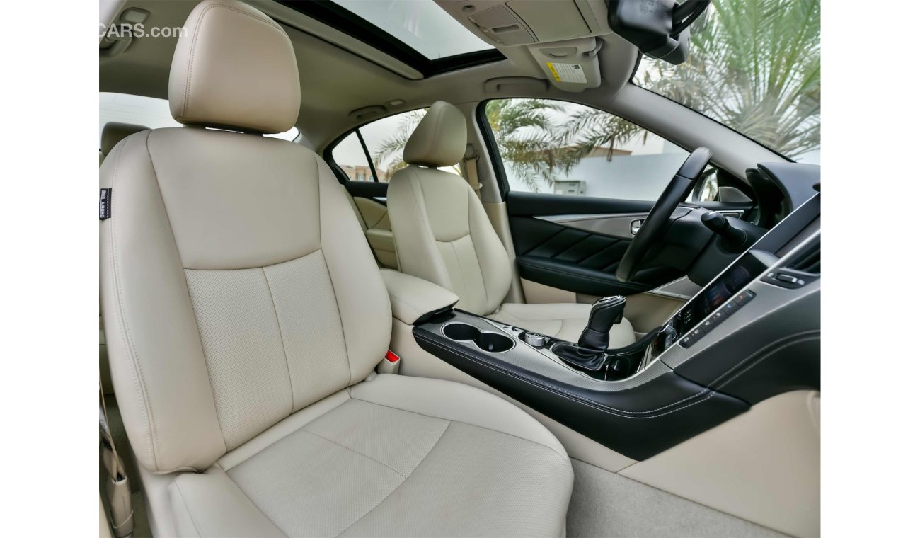 Infiniti Q50 Immaculate Inside & Out - Fully Loaded - AED 1,743 Per Month - 0% DP