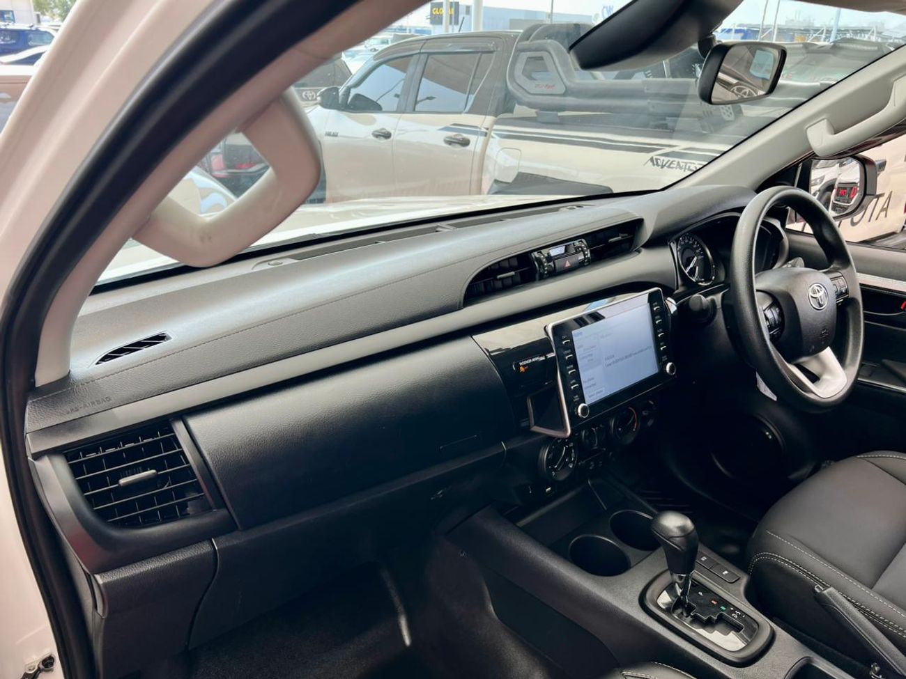 تويوتا هيلوكس The Toyota Hilux is a legendary,, robust mid-size pickup truck available in single and double-cabin 