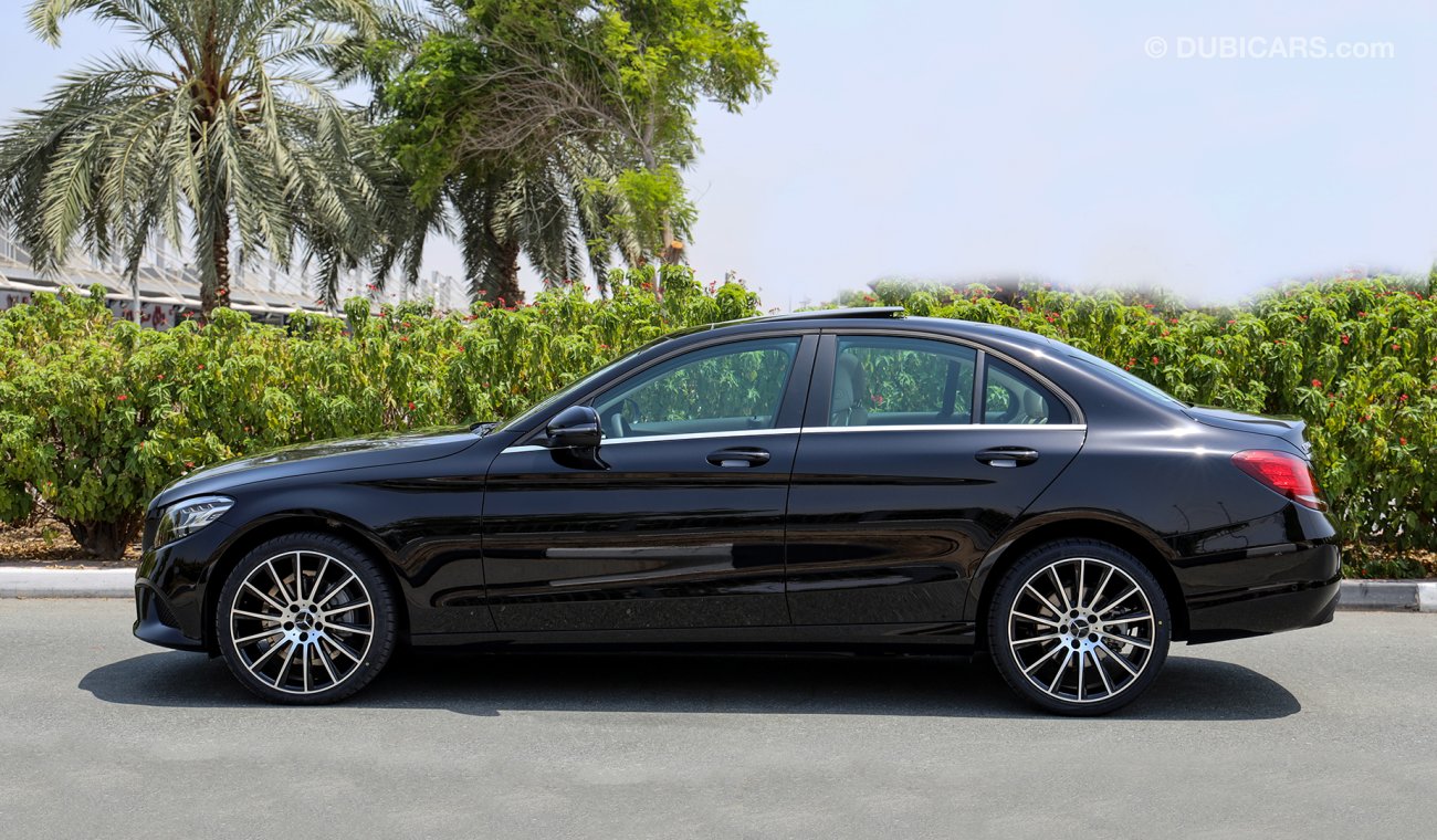 Mercedes-Benz C200 2020 AMG, GCC, 0km with 2 Years Unlimited Mileage Warranty + 3Yrs Service@EMC