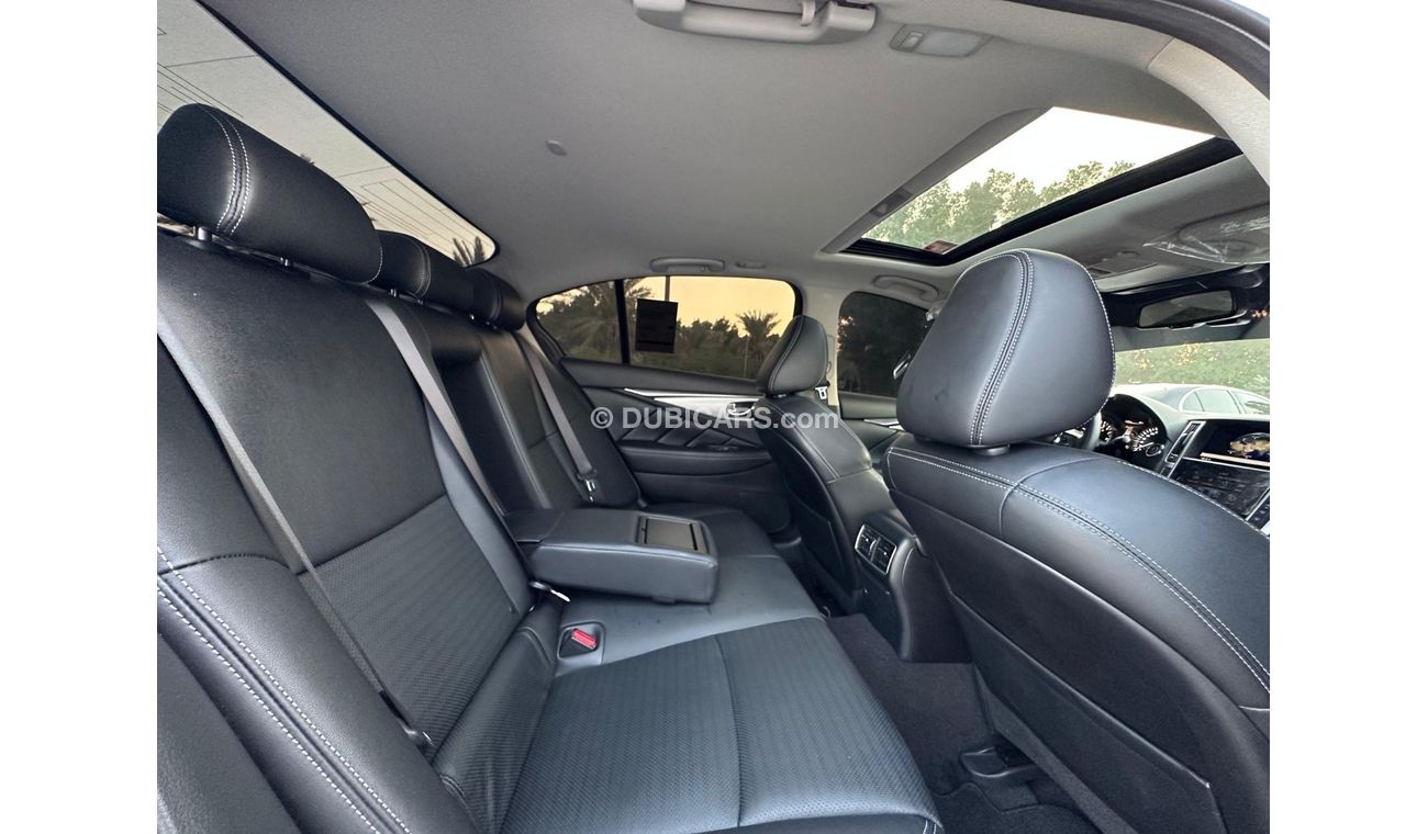 Infiniti Q50 2023 Q-50 S V6 GCC// 3 YEARS WARRANTY AND SERVICE CONTRACT// ORGINAL PAINT// 2KEYS