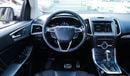 Ford Edge Model 2015, American import, white color, panorama, fingerprint, installed, in excellent condition,