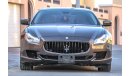Maserati Quattroporte 2015 AED 2,700 P.M with 0% Down payment