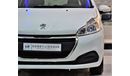 Peugeot 208 LOW MILEAGE! EXCELLENT DEAL for our Peugeot 208 2016 Model in White Color GCC Specs
