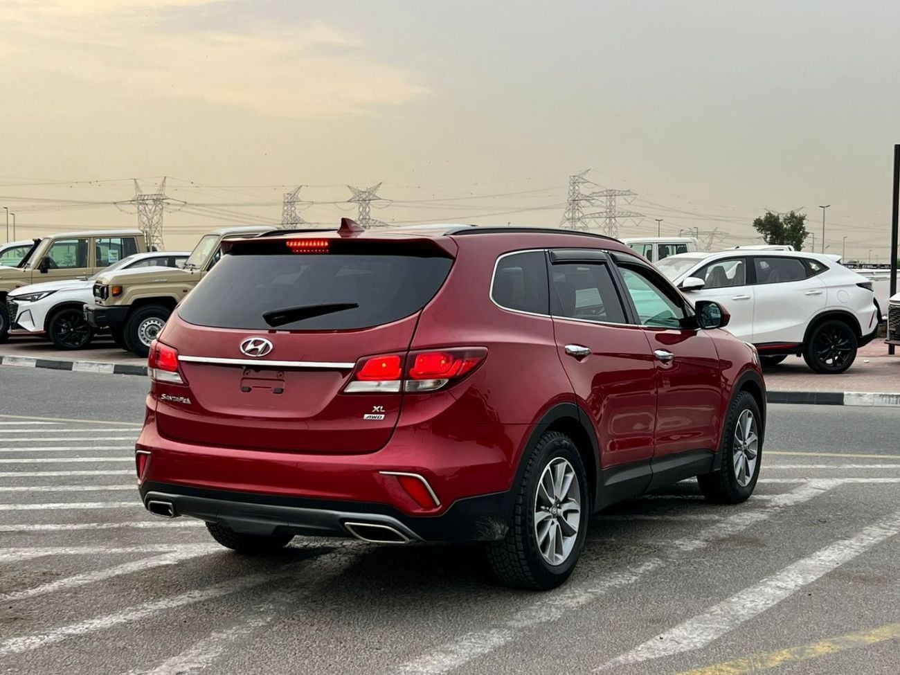 Hyundai Santa Fe GLS 2018 Hyundai Santafe 3.3L V6 - Rear Camera - AWD 4x4 - 7 Seats