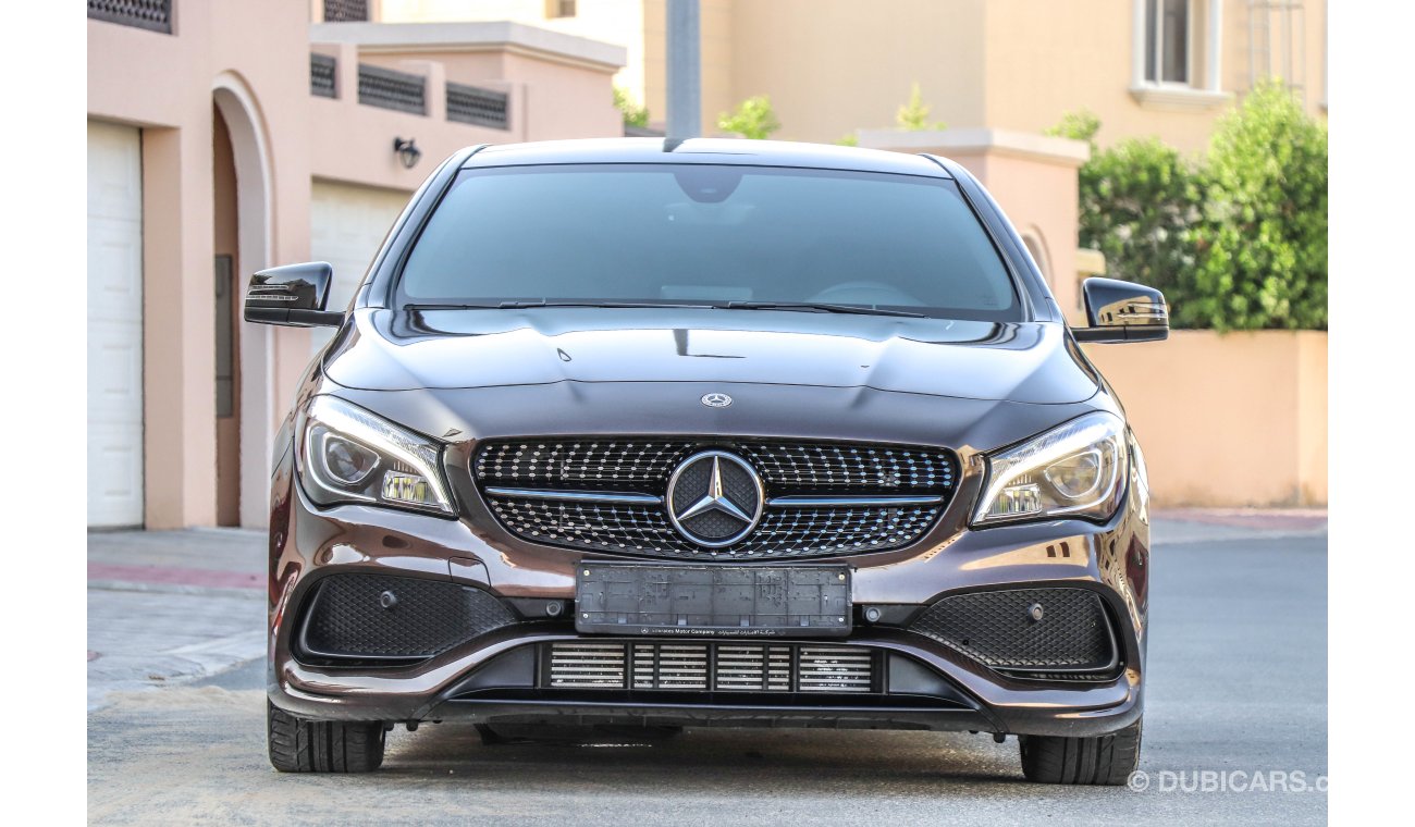 Mercedes-Benz CLA 250 2018 GCC under Warranty with Zero downpayment.