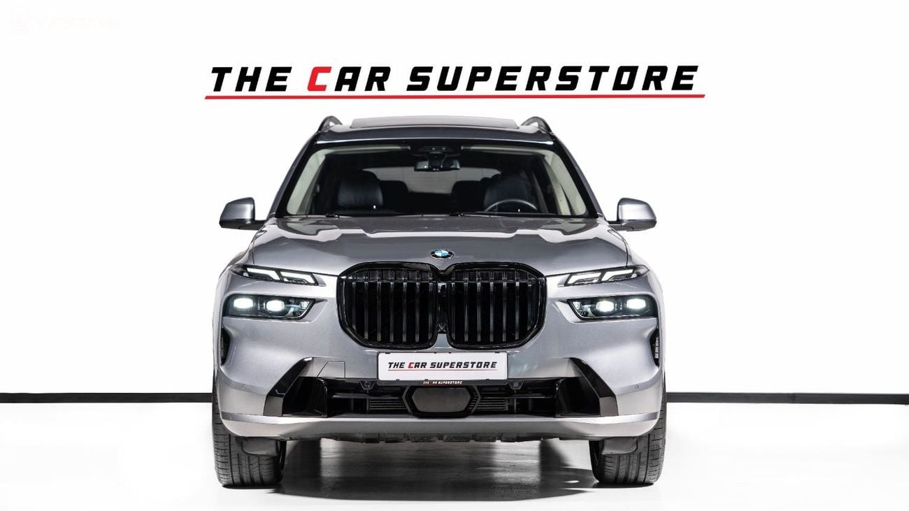 BMW X7 xDrive40i Luxury M Sport Package 3.0L 2024-BMW X7 40i XDRIVE LUXURY 7 SEATS-GCC-FSH WITH AGMC