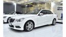 Mercedes-Benz E 350 EXCELLENT DEAL for our Mercedes Benz E350 ( 2013 Model ) in White Color GCC Specs