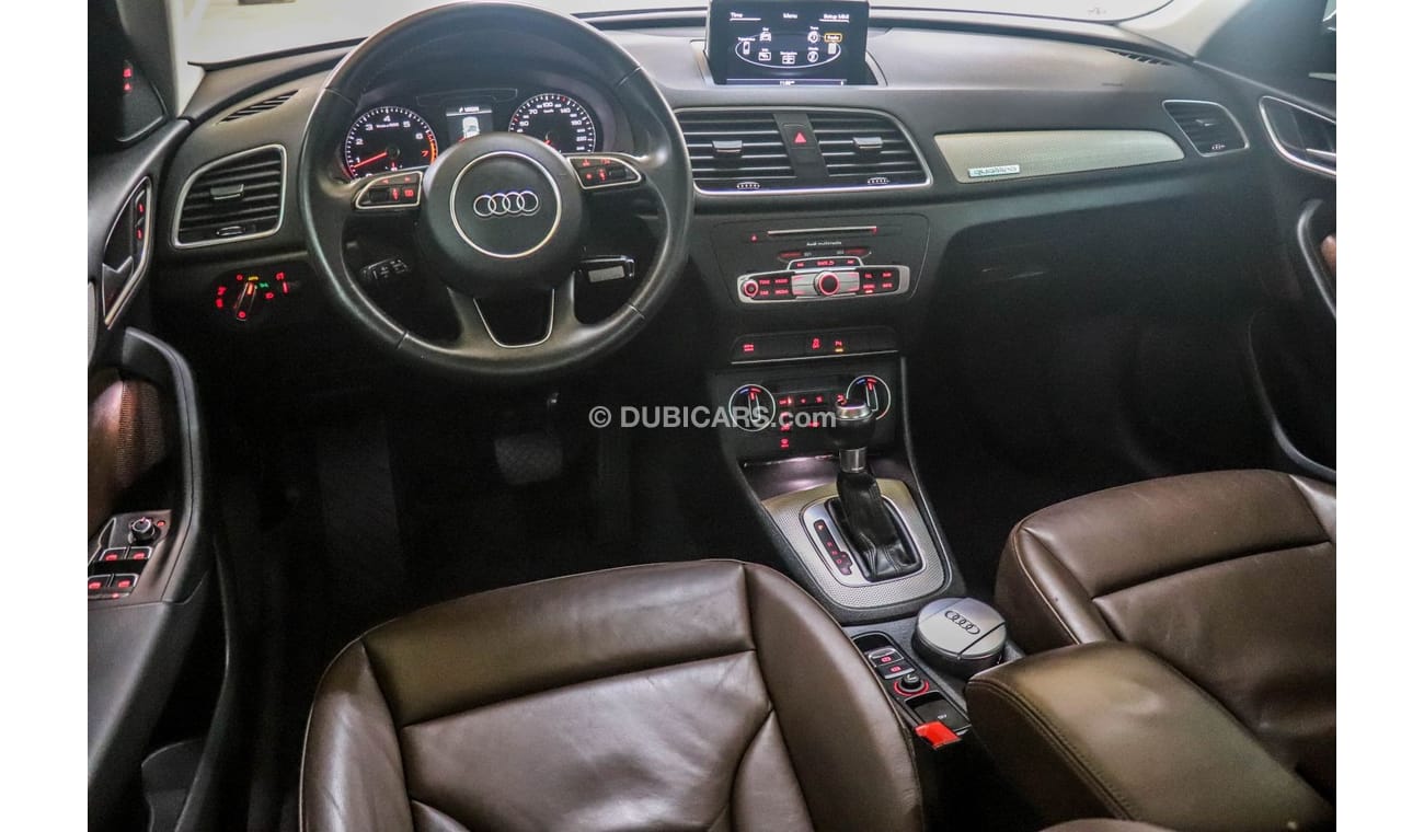 Audi Q3 RESERVED ||| Audi Q3 S-line 2018 GCC under Warranty Agency with Zero Down-Payment.