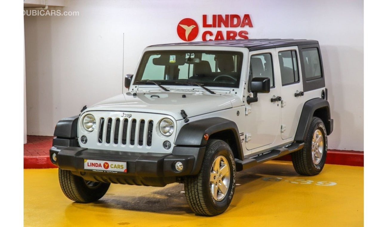 جيب رانجلر Jeep Wrangler Sport Unlimited 2016 GCC under Warranty.