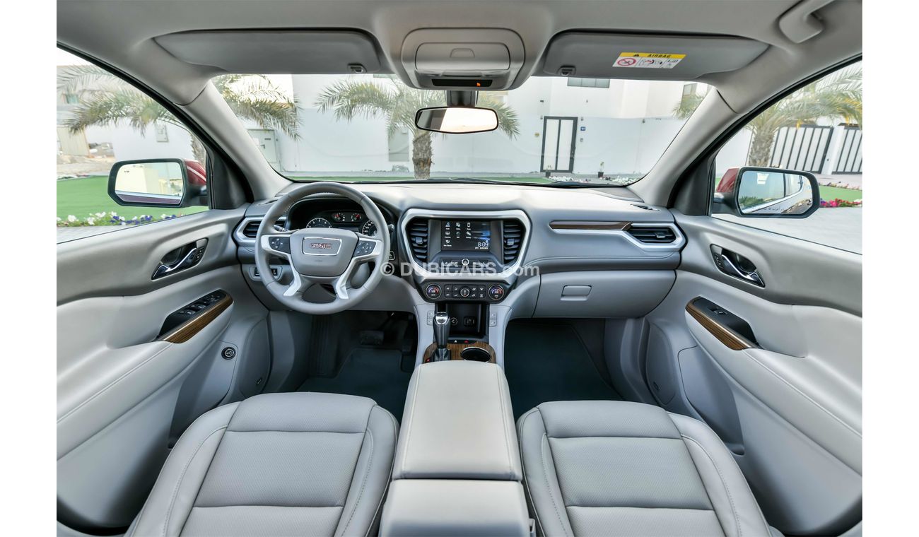 GMC Acadia Agency Warranty! Low Mileage! GCC - AED 1,705 per month - 0% Downpayment