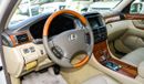 Lexus LS430 Imported 1/2 Ultra 2006 model, white color, leather opening, wooden wheels, electric mirrors, electr