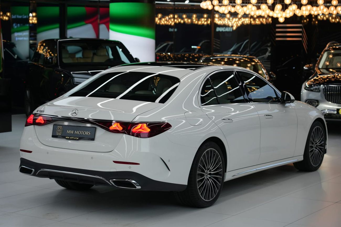 مرسيدس بنز E200 Best | E 200 | GCC 0km | Agency Warranty | AMG Sports Package
