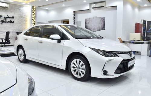 Toyota Corolla EXCELLENT DEAL for our Toyota Corolla GLi 1.6L ( 2023 Model ) in White Color GCC Specs