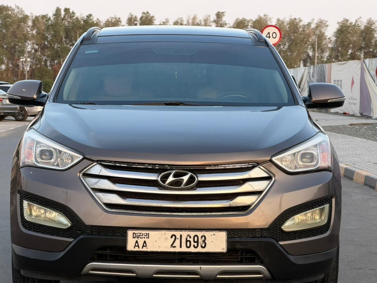 Hyundai Santa Fe fully loaded with panoramic sunroof
