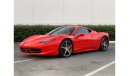 فيراري 458 **2013** / Export Price - 530,000 aed / GCC Spec