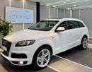 Audi Q7 AMAZING WHITE S_LINE V6 || FULL OPINION || GCC || 7 SEATS || ACCIDENT FREE