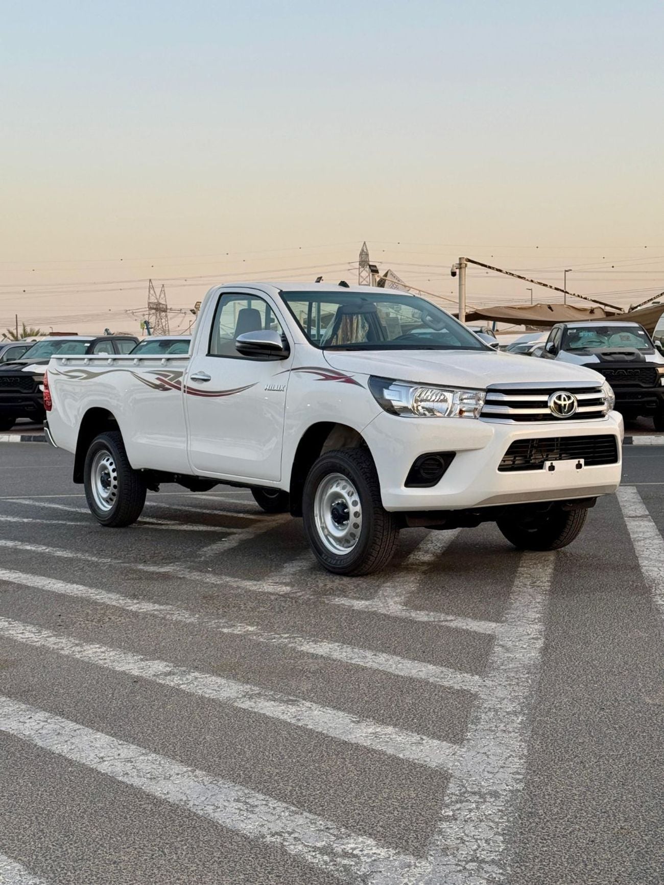 تويوتا هيلوكس TOYOTA HiLUX - SiNGLE CAB - 2.7 - (TGN126) 4WD - 2026 - WHiTE - PETROL
