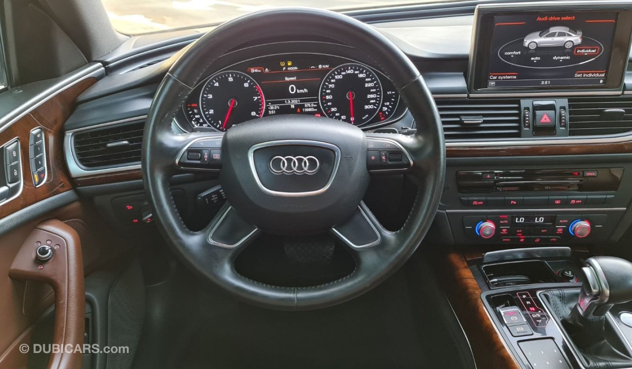 Audi A6 35TFSI Quattro 2015 V6 Full Service History GCC