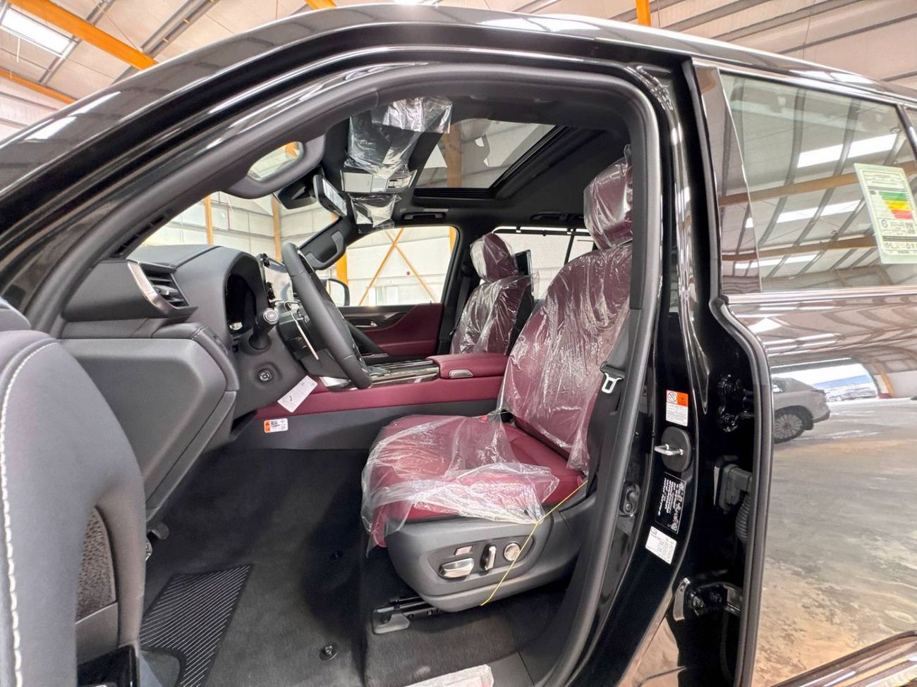 Lexus LX 500 ECTALM002 – 2025 Lexus LX500d Urban - 3.3L Diesel Auto – Black with Red Interior