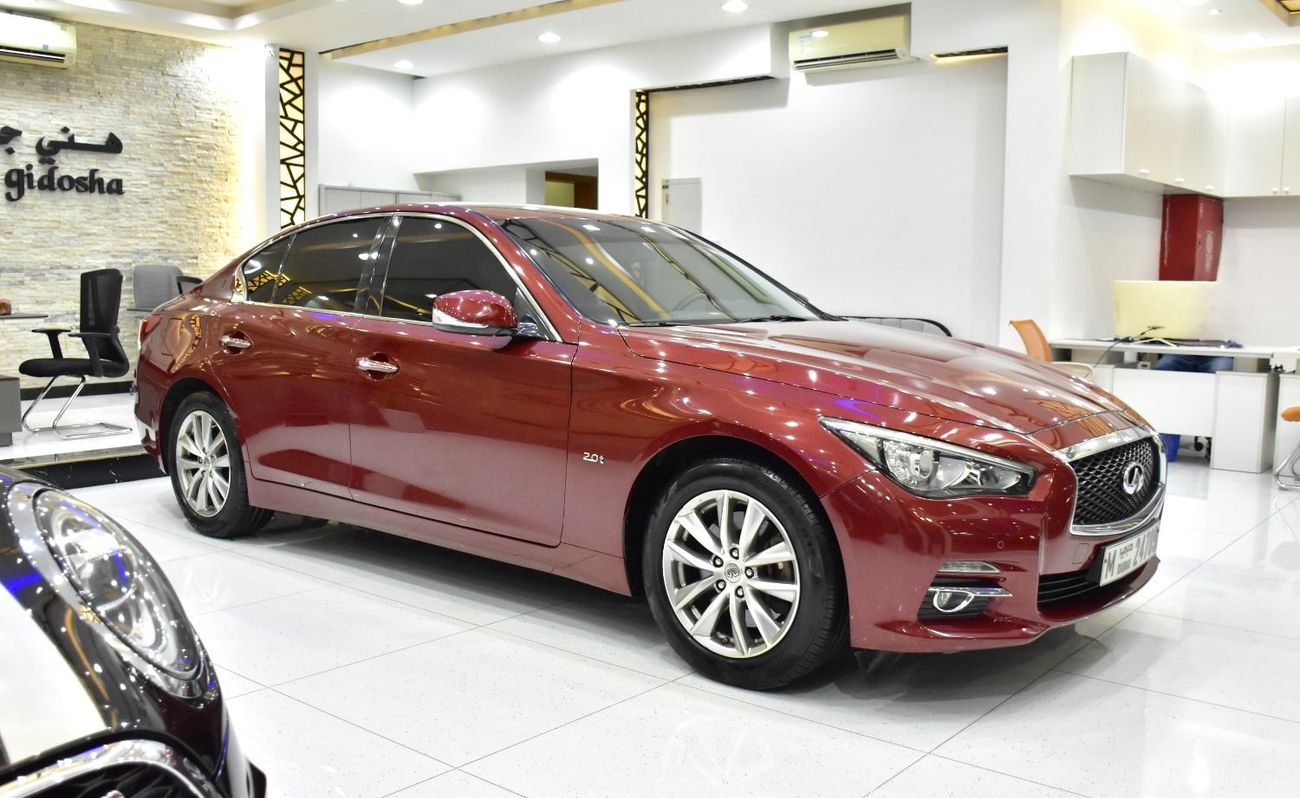 إنفينيتي Q50 EXCELLENT DEAL for our Infiniti Q50 2.0t ( 2016 Model ) in Red Color GCC Specs