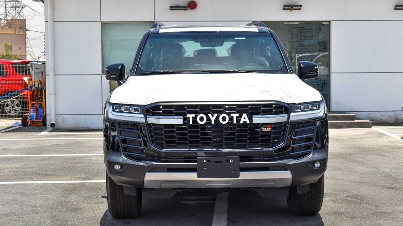 تويوتا لاند كروزر GR SPORT ECTAGR001 – 2026 TLC300 3.3L Diesel Auto Black with Red Interior