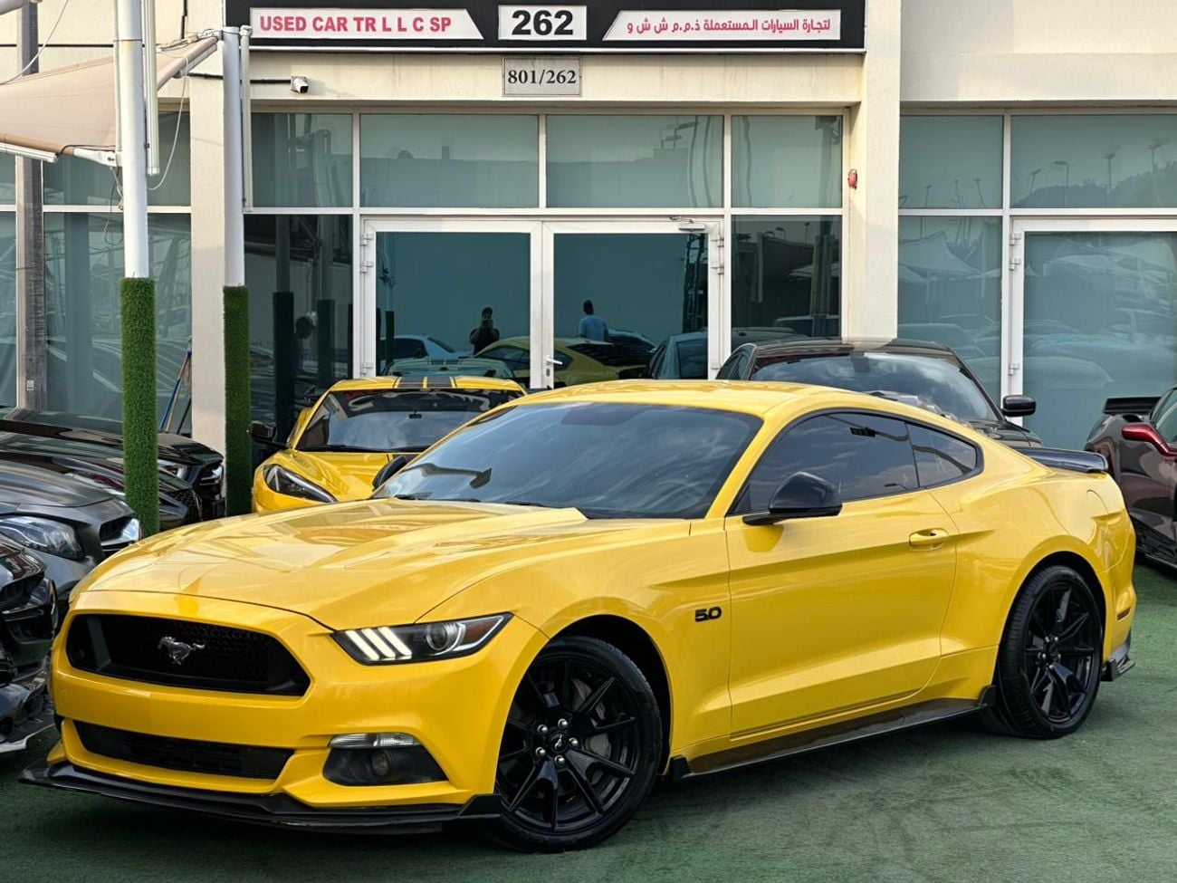 فورد موستانج فورد موستنج GT 5.0 بريميوم خليجي 2017 فل ابشن صبغ وكاله تشييكات وكاله بحاله ممتازه