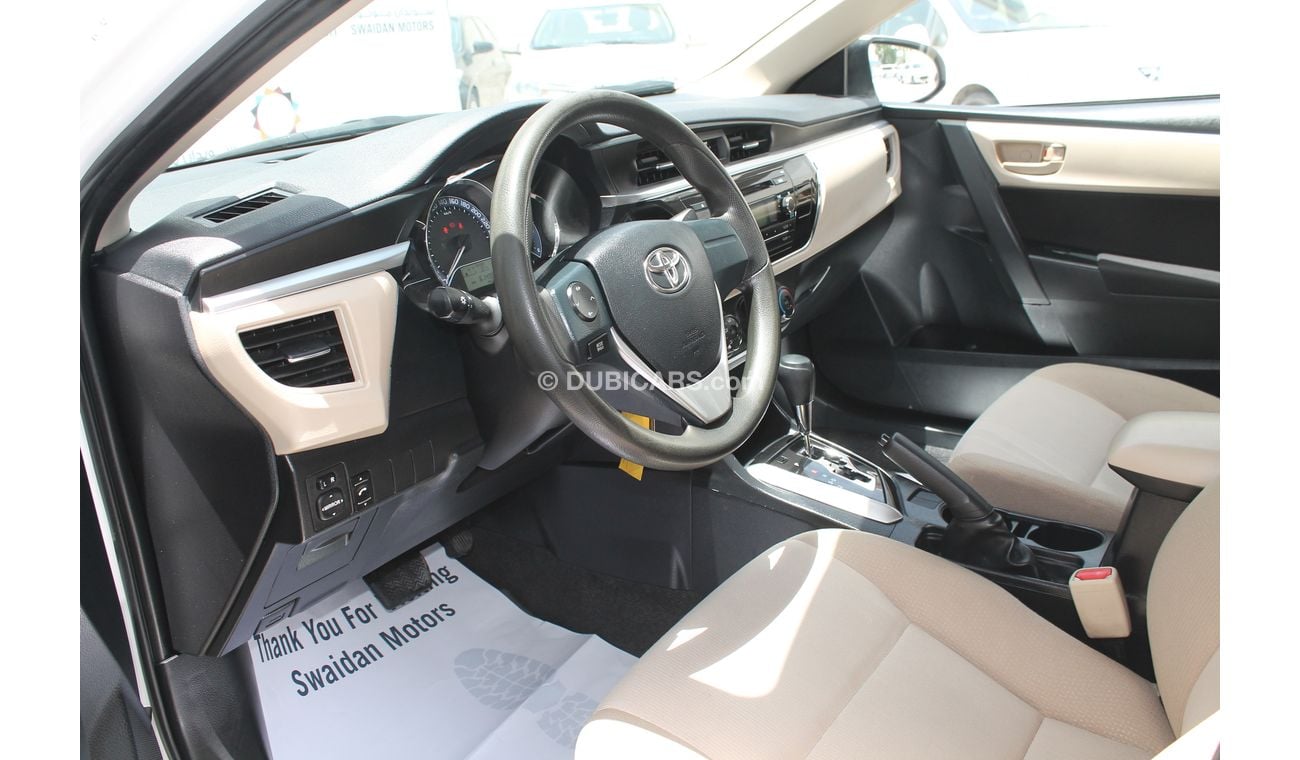 تويوتا كورولا 1.6L SE+ 2014 MODEL