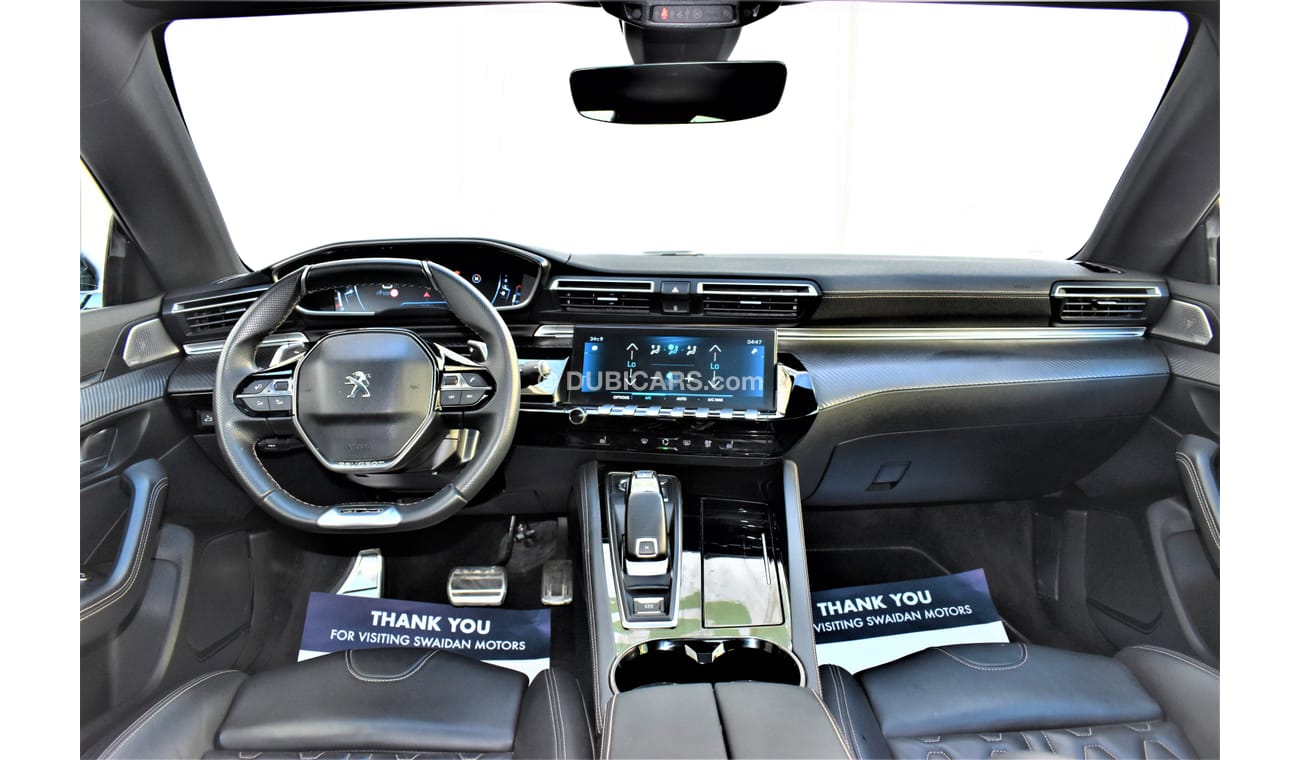 Peugeot 508 AED 1599 PM | 1.6L GT LINE GCC AGENCY WARRANTY AND SERVICE CONT UP TO 2026 OR 1000K KM