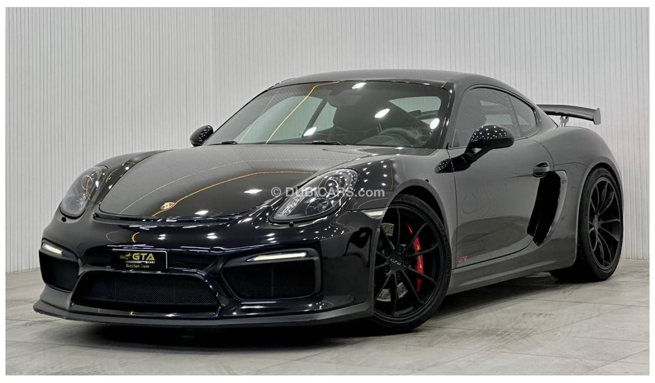 Porsche 718 Cayman 2016 Porsche Cayman GT4 Manual Transmission, Warranty, Full Porsche Service History, Low Kms, GCC