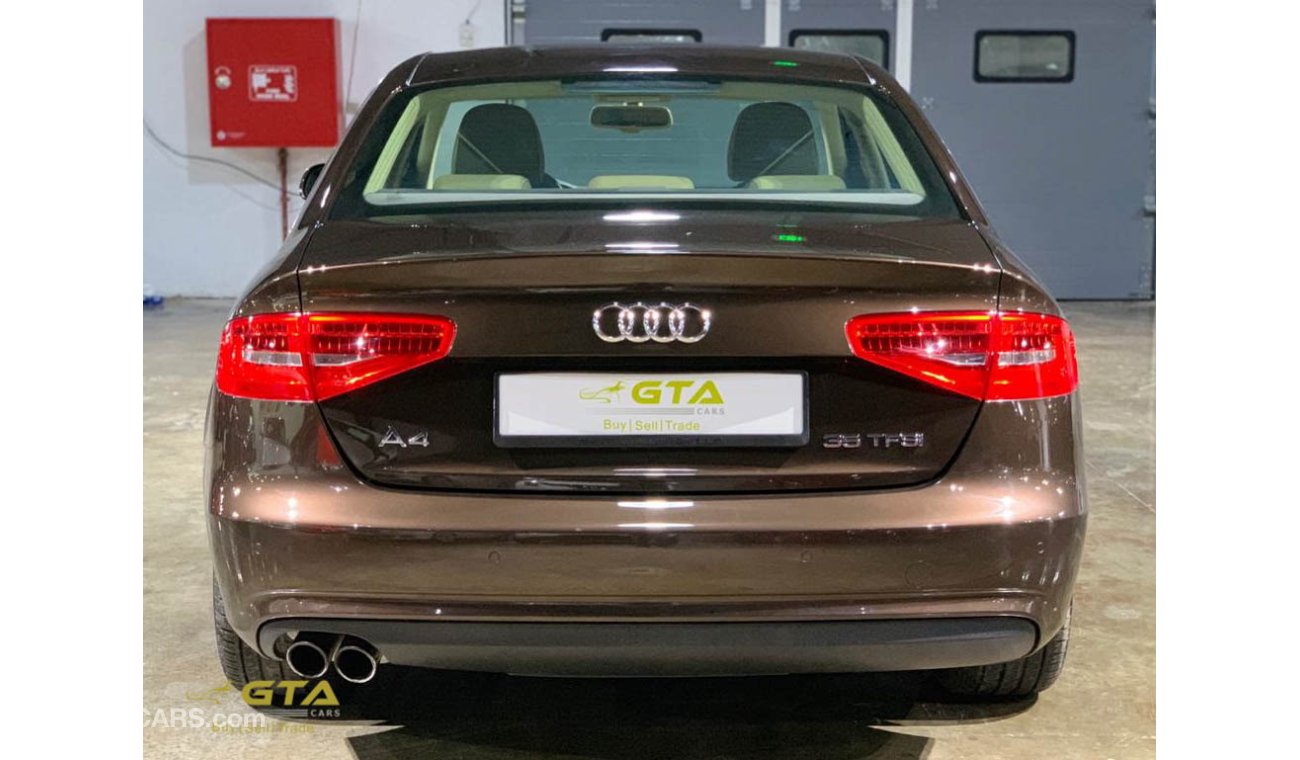 أودي A4 2015 Audi A4 35TFSI, Warranty, Full Audi History, GCC, Low Kms