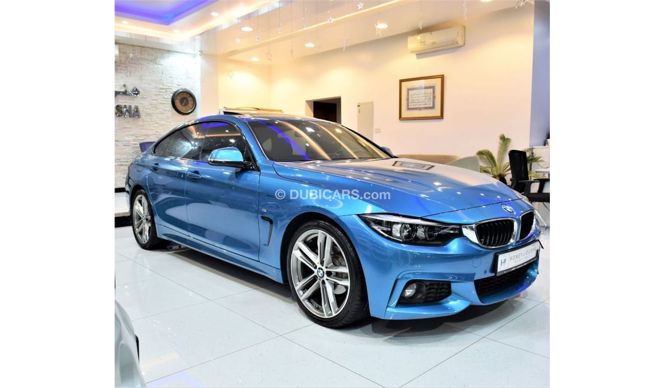 BMW 420i BMW 420i M-Kit 2018 Model!! in BLUE / GREEN Color! GCC Specs AGENCY WARRANTY Oct.2022 or 200,000 KM 