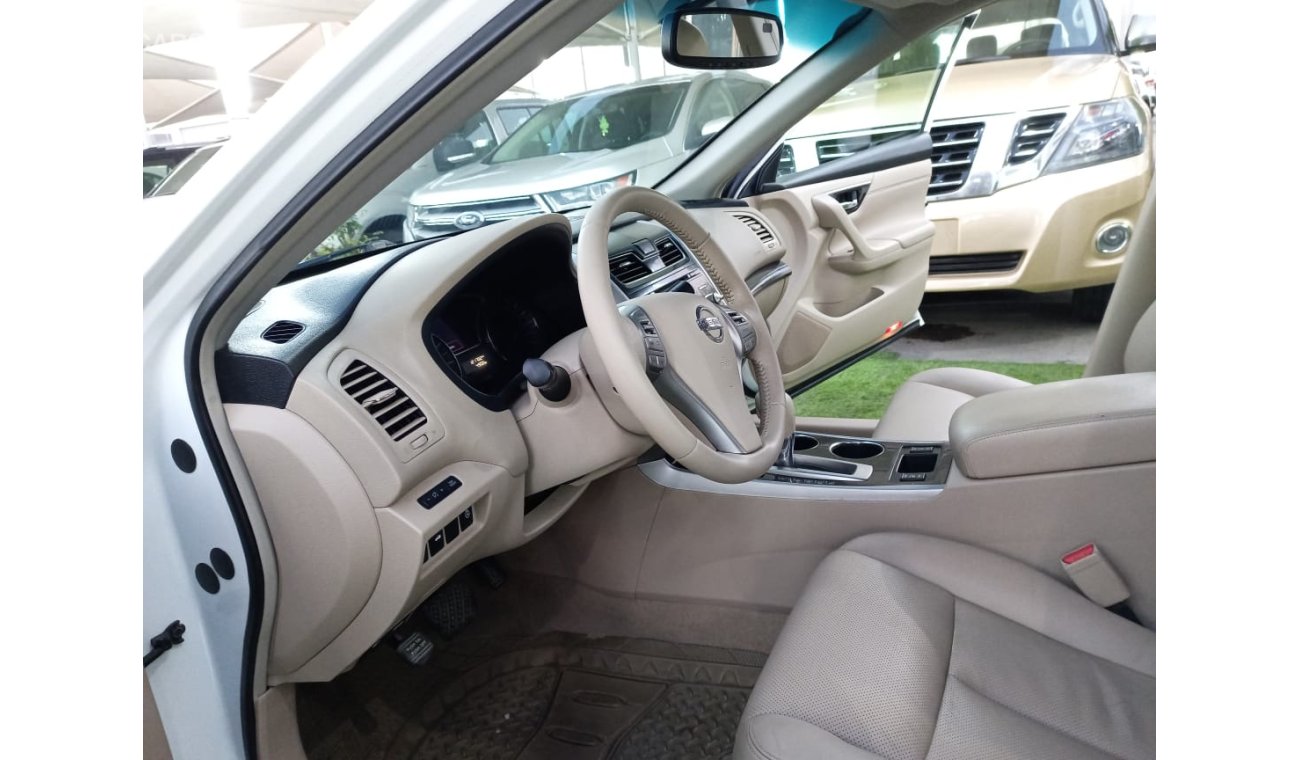 Nissan Altima Nissan Altima 2013 model white color inside beige ward number 1 fingerprint slot leather alloy wheel