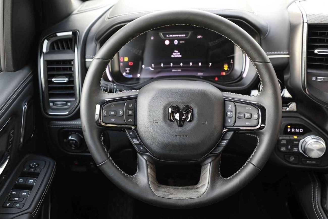 RAM 1500 2025 RAM 1500 LIMITED "Night Edition" 3.0L V6 - GCC - IVORY inside Black | Export Only