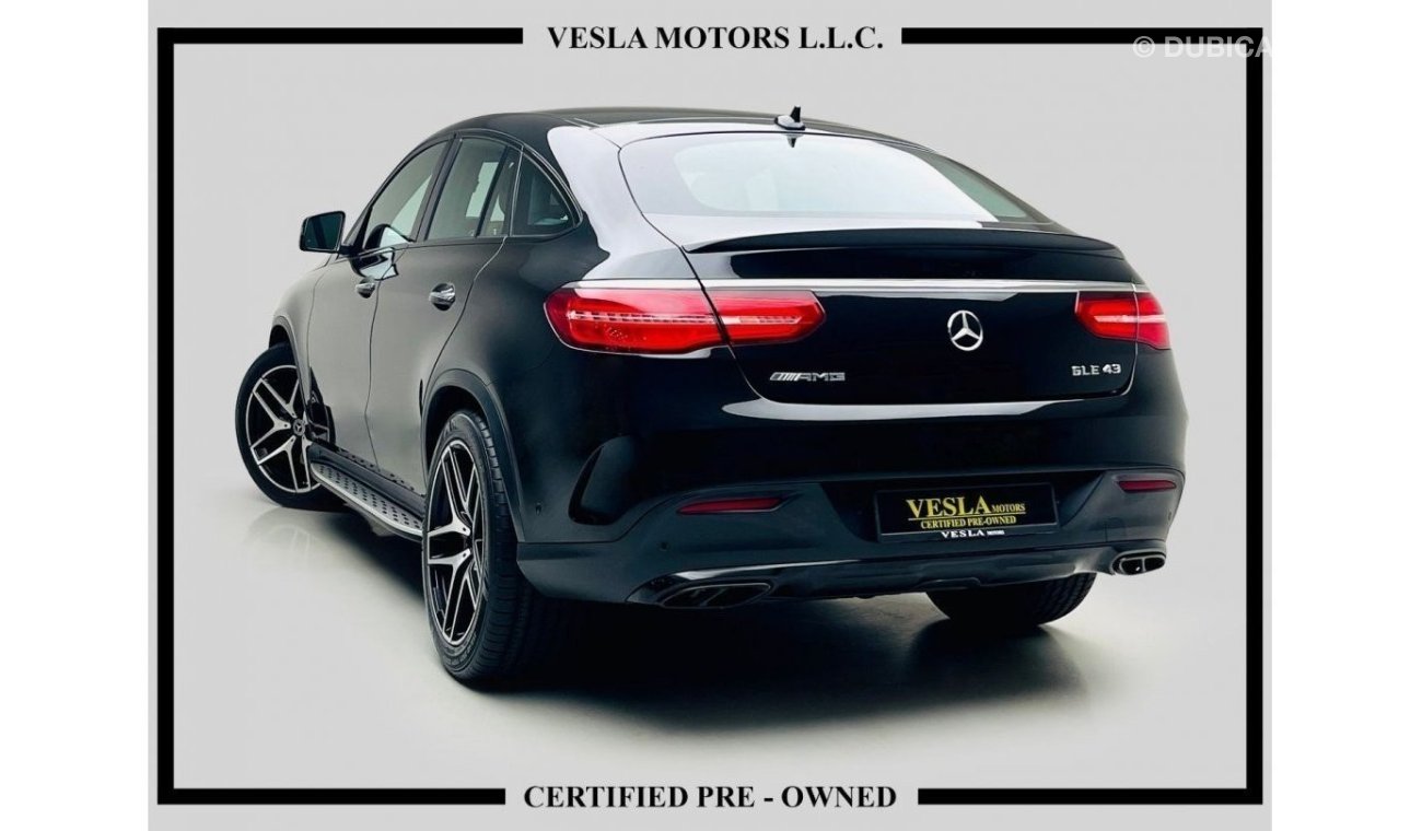 Mercedes-Benz GLE 43 AMG COUPE ///AMG + V6 BI TURBO + EDITION ONE + 4MATIC / GCC / 2018 / UNLIMITED KMS WARRANTY / 2,997 DHS