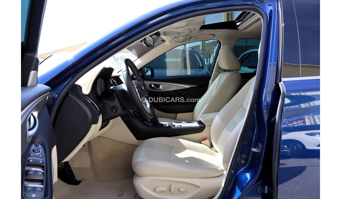 Infiniti Q50 Q50 - ACCIDENTS FREE - GCC - FULL OPTION - PERFECT CONDITION INSIDE OUT - ENGINE 2000 CC TWIN TURBO