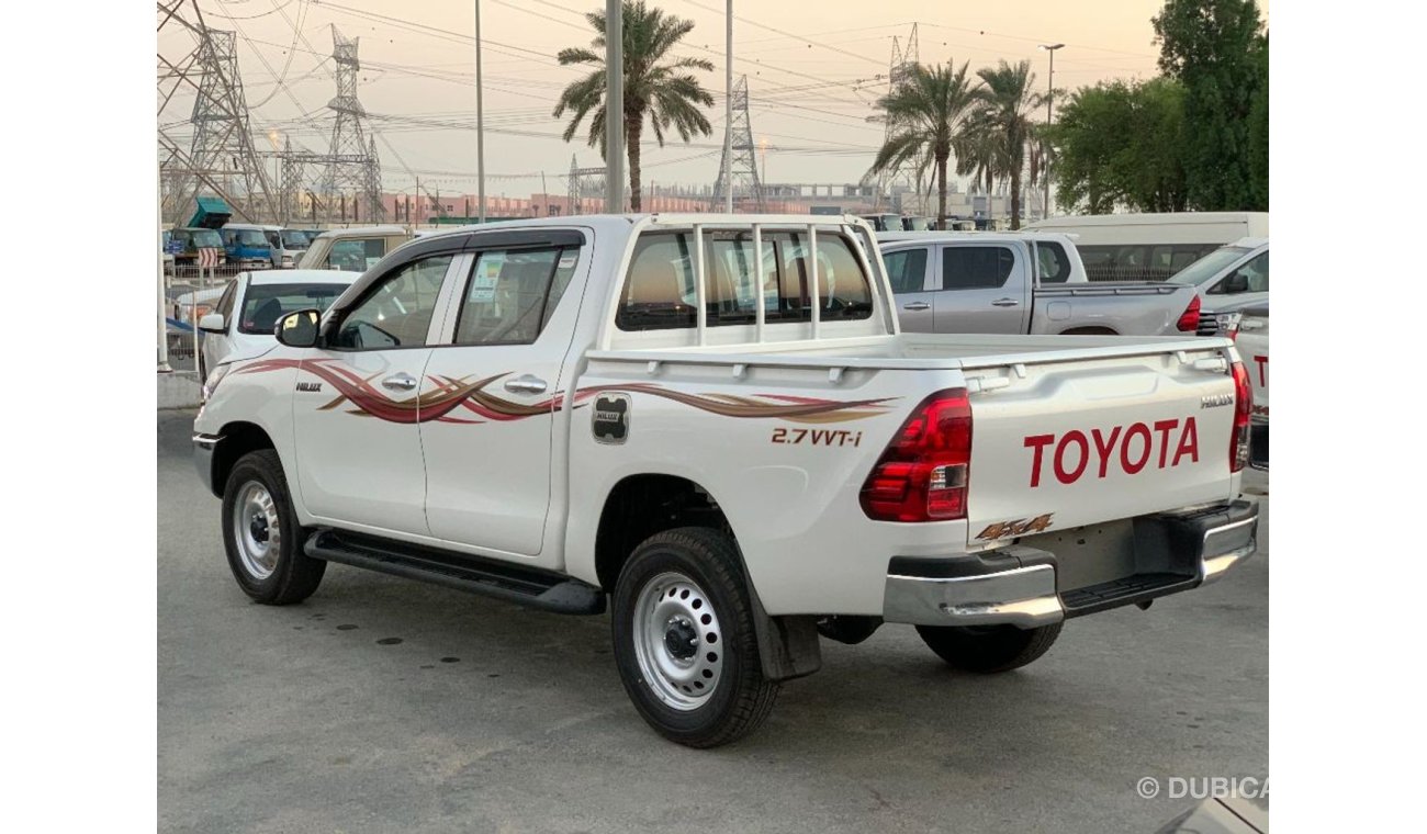 تويوتا هيلوكس Pick Up 4x4 2.7L Gasoline with Manual Gear 2021 Model